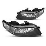 NTXGlow Black Housing Reflector Headlights (2004-2008 Acura TSX)