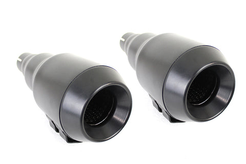 Grenade Muffler Set Black - V-Twin Mfg.