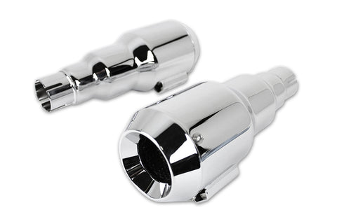 Grenade Muffler Set Chrome - V-Twin Mfg.