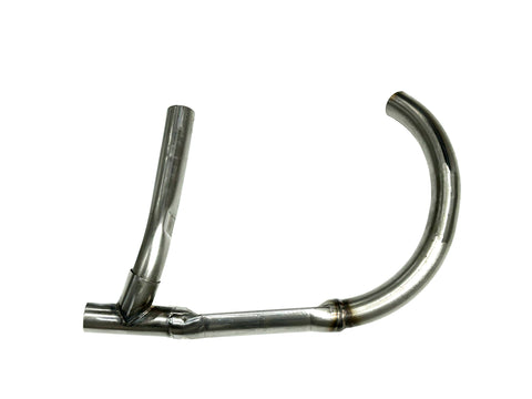 45W Exhaust Header Set Raw - V-Twin Mfg.