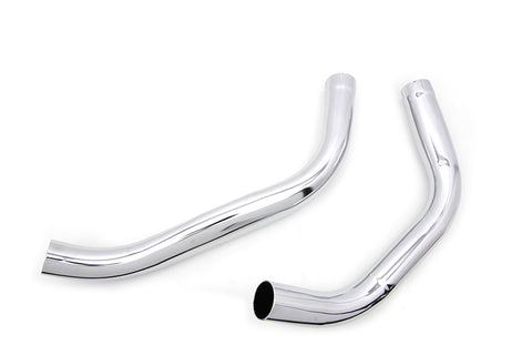 Replica Exhaust Header Set Chrome - V-Twin Mfg.