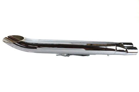 2:1 24 inch Collector Turn Out Muffler Chrome - V-Twin Mfg.