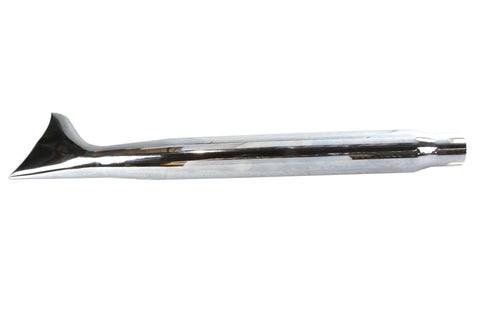 Chrome Tapered Fishtail Muffler 27 inch - V-Twin Mfg.