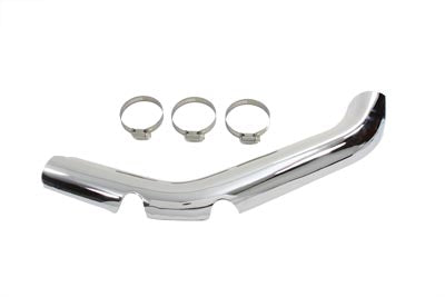 Chrome 24 inch Front Exhaust Heat Shield - V-Twin Mfg.
