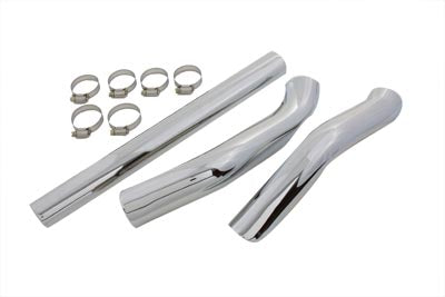 2 Into 1 Exhaust Heat Shield Set - V-Twin Mfg.