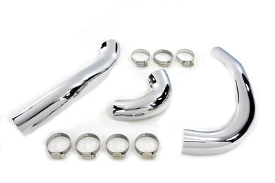 Dual Exhaust Pipe Heat Shield Set - V-Twin Mfg.