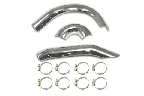 Dual Exhaust Pipe Heat Shield Set - V-Twin Mfg.