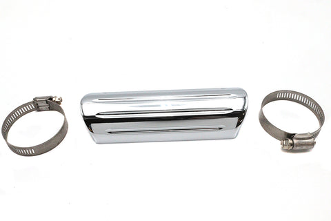 Exhaust Heat Shield Grooved Style - V-Twin Mfg.