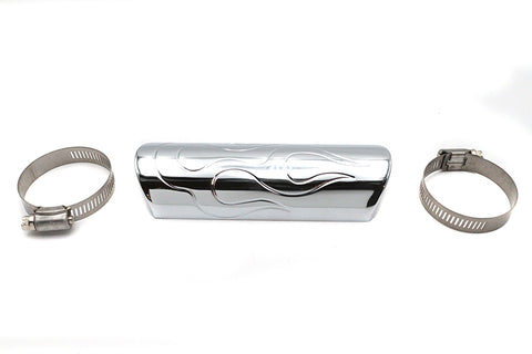 Exhaust Heat Shield Flame Style - V-Twin Mfg.