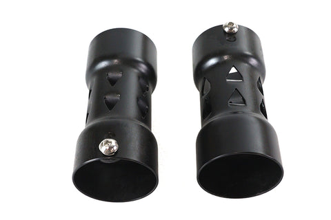 V-Slot Type Steel 2-1/4 inch Pipe Baffle Set - V-Twin Mfg.