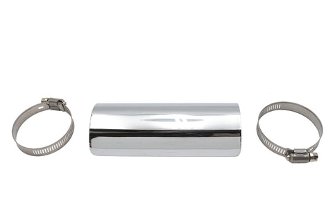 Exhaust 6 inch Heat Shield Straight - V-Twin Mfg.