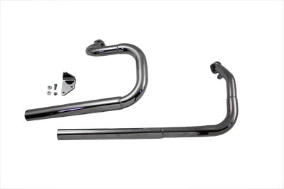 Exhaust Drag Pipe Set Straight Cut - V-Twin Mfg.