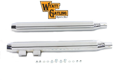 Wyatt Gatling 28-5/8 inch Bullet Muffler Set - V-Twin Mfg.