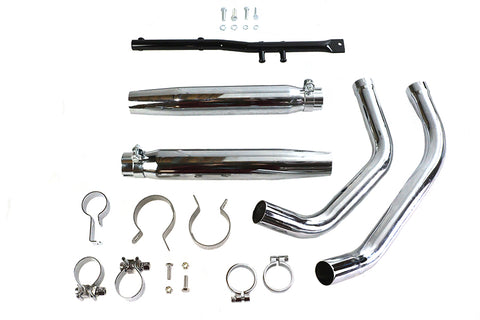 Tapered Muffler Exhaust Kit Chrome - V-Twin Mfg.