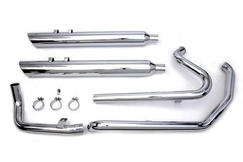 Touring Crossover Exhaust Header System Chrome - V-Twin Mfg.