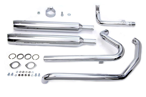 Touring Crossover Exhaust Header System Chrome - V-Twin Mfg.