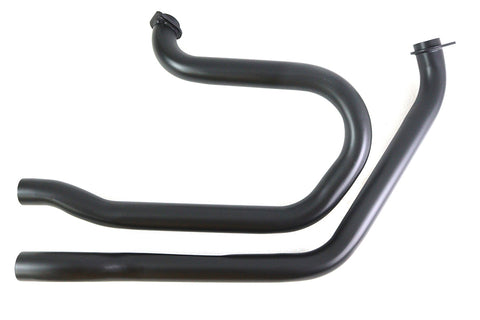 Alphabet FX-FXE Exhaust Header Set Black - V-Twin Mfg.