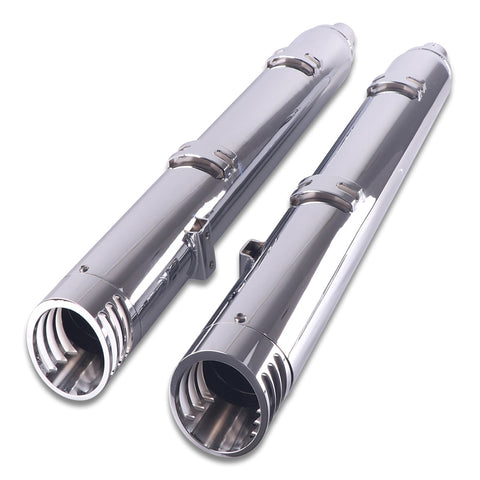 Indian Slip On Muffler Set Chrome - V-Twin Mfg.