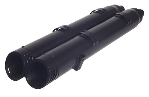 Indian Slip On Muffler Set Black - V-Twin Mfg.