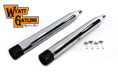 Chrome Touring Style Muffler Set - V-Twin Mfg.