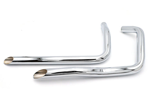 Side Valve W/G Exhaust Drag Pipe Set - V-Twin Mfg.