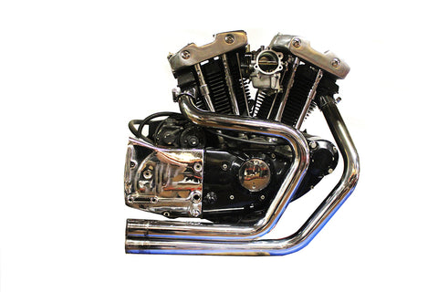 2:1 Exhaust Header Set Chrome - V-Twin Mfg.