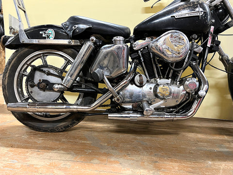Tapered Muffler Exhaust Kit Chrome Dual Type - V-Twin Mfg.