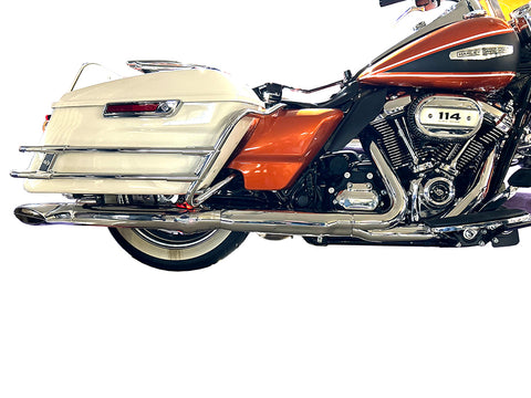 Turn Out Muffler Set Classic 1967 Style Chrome - V-Twin Mfg.