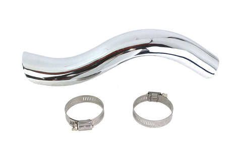 Chrome Rear Heat Shield - V-Twin Mfg.
