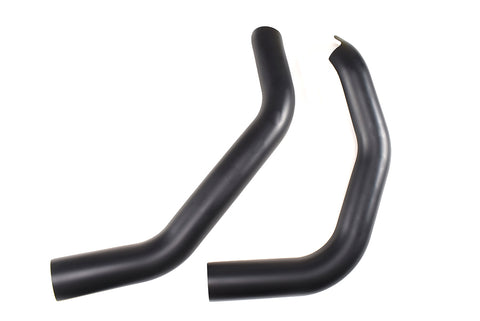 Smooth Heat Shield Set Black - V-Twin Mfg.