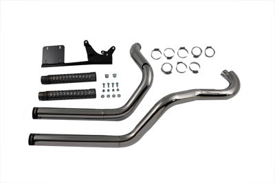 2 Into 2 Exhaust System Staggered Style - V-Twin Mfg.