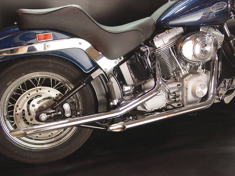 Exhaust Drag Pipe Set Slash Cut Ends - V-Twin Mfg.