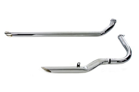 1-3/4 inch Rigid Shotgun Shovelhead Header Set - V-Twin Mfg.