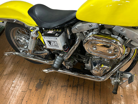 MCM FXE Goose Drag Pipe Set Chrome - V-Twin Mfg.