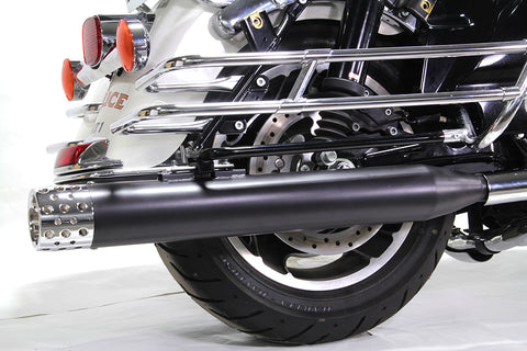 Wyatt Gatling Muffler Set with Shooter Style End Tips - V-Twin Mfg.