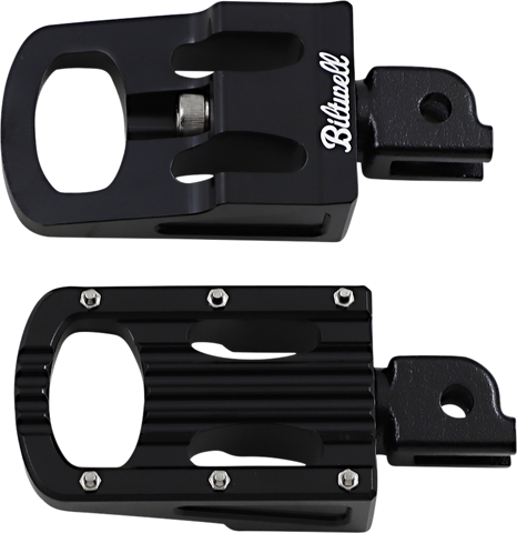BILTWELL Punisher Footpeg - Driver - Black - M8 7005-203-03