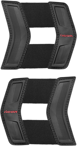 ICON Field Armor Stryker™ Vest Waist Straps - Black/Red 2701-0674