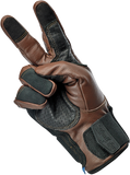 BILTWELL Belden Gloves - Chocolate/Black - Large 1505-0201-304
