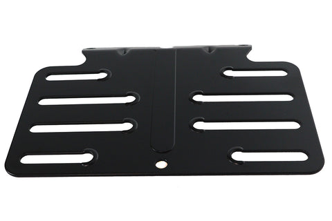 License Backing Plate Black - V-Twin Mfg.