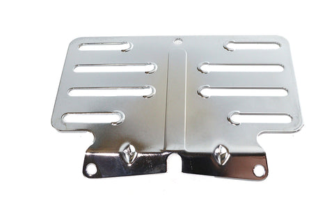 License Backing Plate Chrome - V-Twin Mfg.