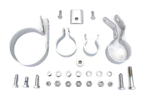 Chrome Exhaust System Clamp Kit - V-Twin Mfg.