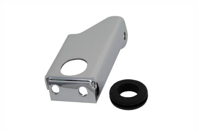 Battery Tray Support Carrier Bracket Chrome - V-Twin Mfg.