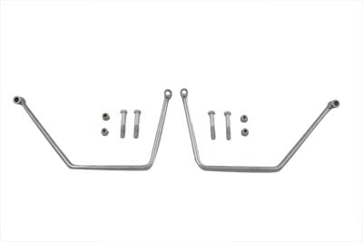 Chrome Saddlebag Support Set - V-Twin Mfg.