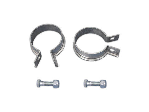 Exhaust Header Clamp Set Stainless Steel - V-Twin Mfg.