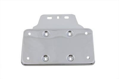 Tail Lamp License Plate Holder Chrome - V-Twin Mfg.