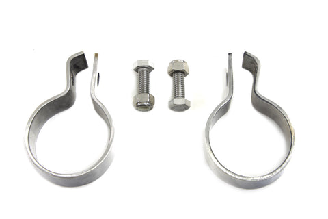 1-7/8 inch Muffler End Clamp Set Stainless Steel - V-Twin Mfg.