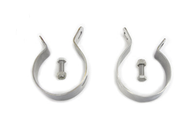 Stainless Steel Muffler Body Clamp - V-Twin Mfg.