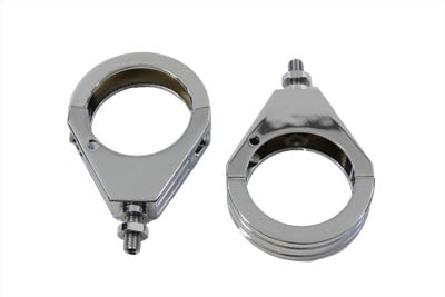 Turn Signal Clamp Kit For 49mm Forks - V-Twin Mfg.