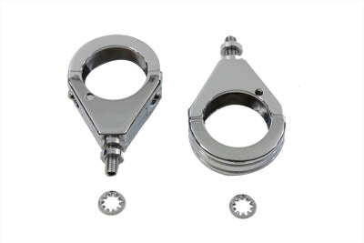 39mm Turn Signal Clamp Set with Grooves - V-Twin Mfg.