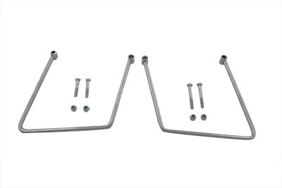 Chrome Saddlebag Support Set - V-Twin Mfg.